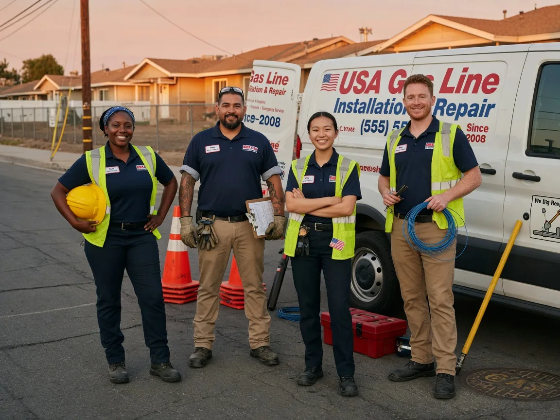 Gas Line Installation company in Luzerne, IA
